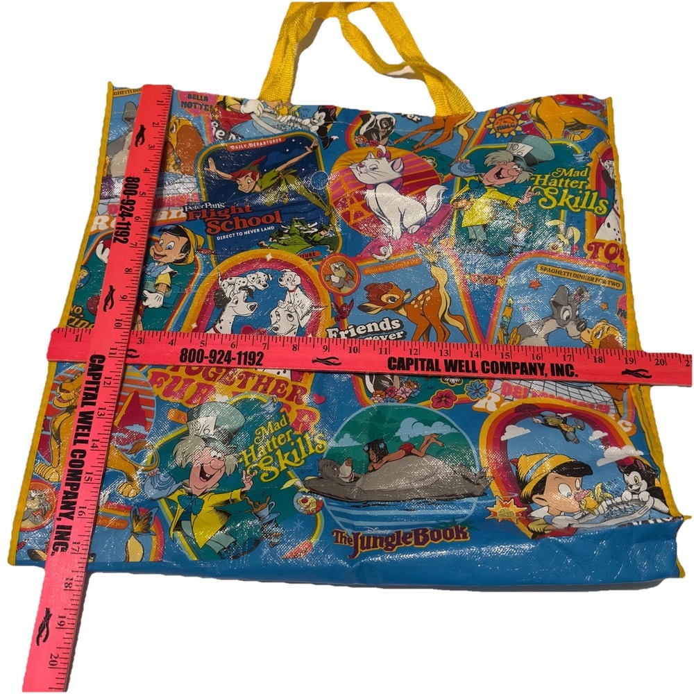 Legacy Reusable Tote- Disney - Peter Pan, Bambi, Mad Hatter, Marie & More! - Picture 4 of 8